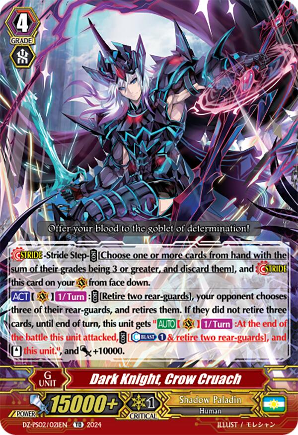 Dark Knight, Crow Cruach (DZ-PS02/021EN) [DZ-PS02: Premium Deckset “Revenger”]