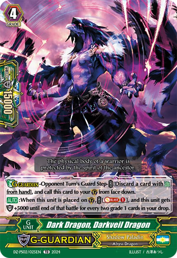 Dark Dragon, Darkveil Dragon (DZ-PS02/025EN) [Premium Deckset "Revenger"]