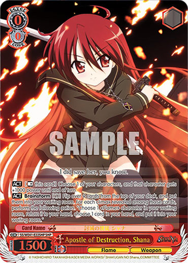 Apostle of Destruction, Shana (SHP) [Shakugan no Shana Premium Booster]