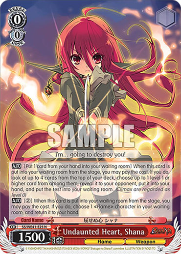 Undaunted Heart, Shana [Shakugan no Shana Premium Booster]