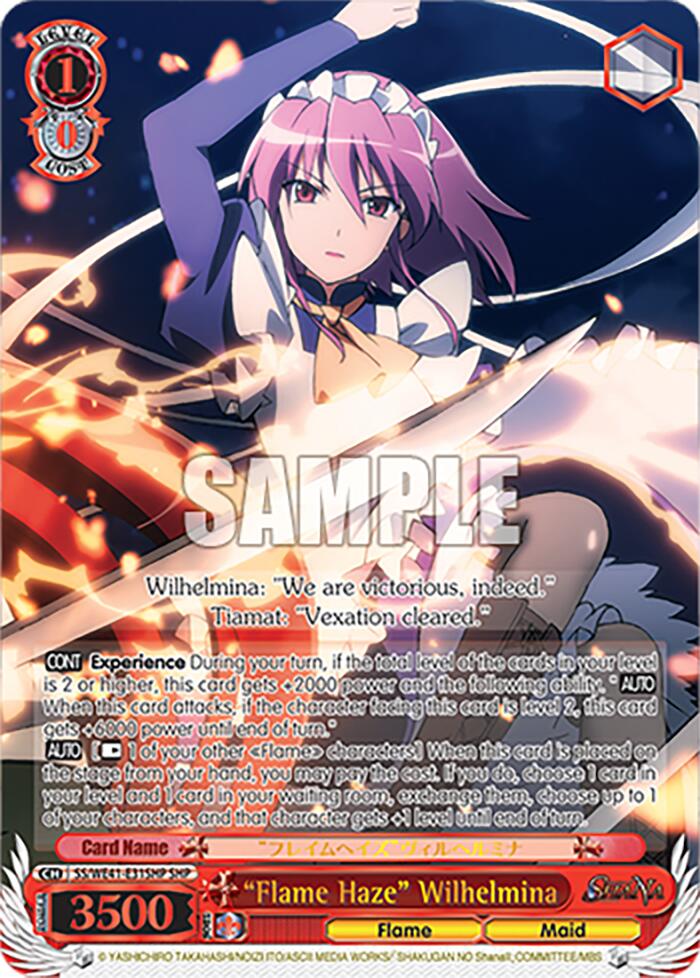 "Flame Haze" Wilhelmina (SHP) [Shakugan no Shana Premium Booster]