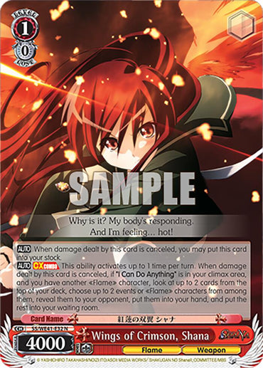 Wings of Crimson, Shana [Shakugan no Shana Premium Booster]