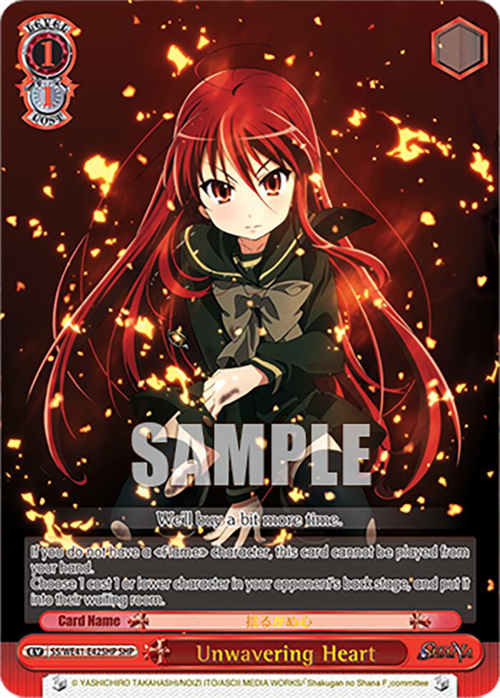 Unwavering Heart (SHP) [Shakugan no Shana Premium Booster]