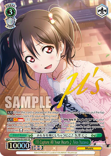 I'll Capture All Your Hearts Nico Yazawa (LL/WE39-E019FP FP) [Love Live! School Idol Festival 10th Anniversary]