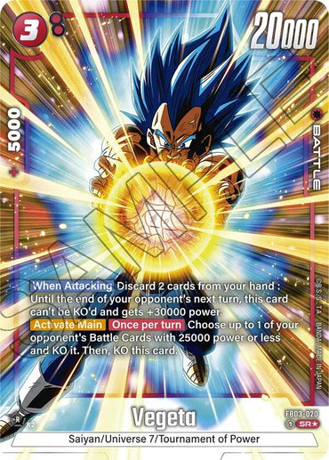 Vegeta (FB03-020) (Alternate Art) [Raging Roar]