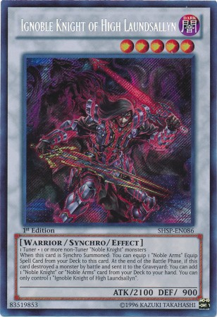 Ignoble Knight of High Laundsallyn [SHSP-EN086] Secret Rare