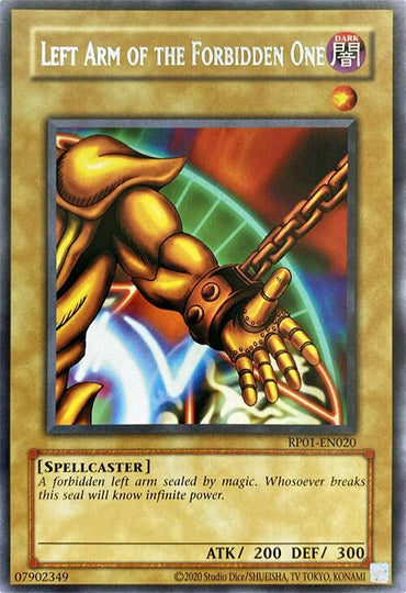 Left Arm of the Forbidden One [RP01-EN020] Rare