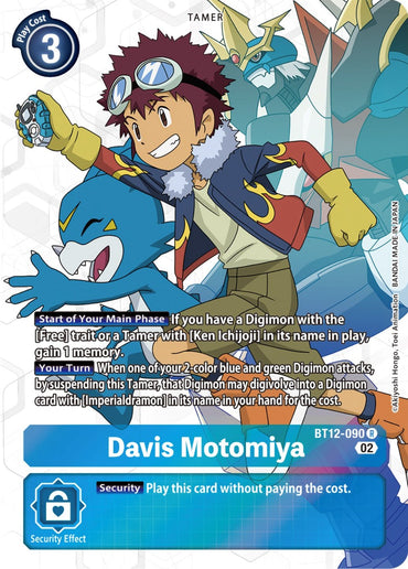 Davis Motomiya [BT12-090] (Alternate Art) [Across Time]