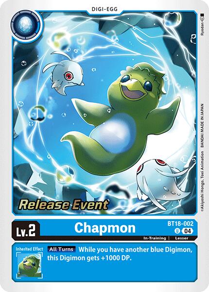 Chapmon [BT18-002] [Release Special Booster 2.0 Pre-Release Cards]