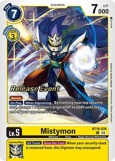 Mistymon [BT18-039] [Release Special Booster 2.0 Pre-Release Cards]