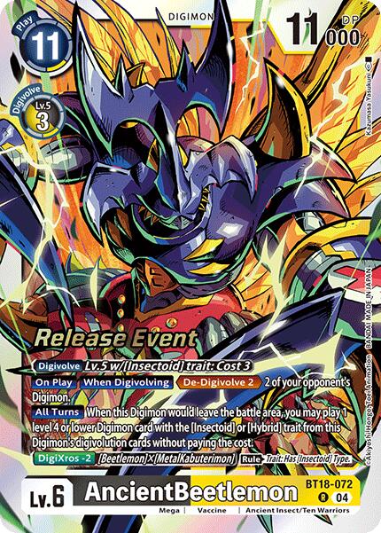 AncientBeetlemon [BT18-072] [Release Special Booster 2.0 Pre-Release Cards]