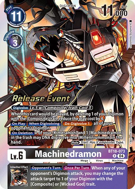 Machinedramon [BT18-073] [Release Special Booster 2.0 Pre-Release Cards]