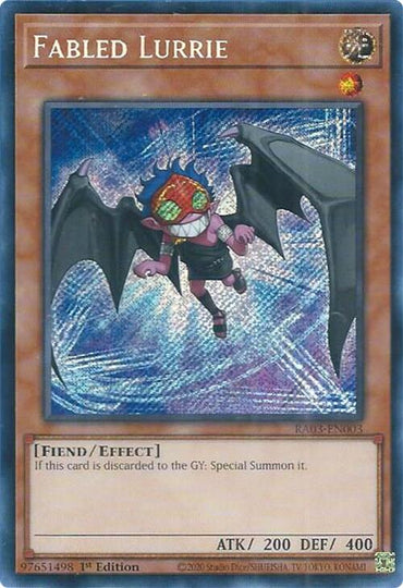 Fabled Lurrie (Secret Rare) [RA03-EN003] Secret Rare