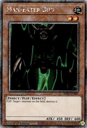 Man-Eater Bug (Platinum Secret Rare) [RA03-EN082] Platinum Secret Rare