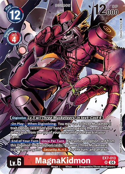 MagnaKidmon [EX7-013] (Alternate Art) (Box Topper) [Special Limited Set]