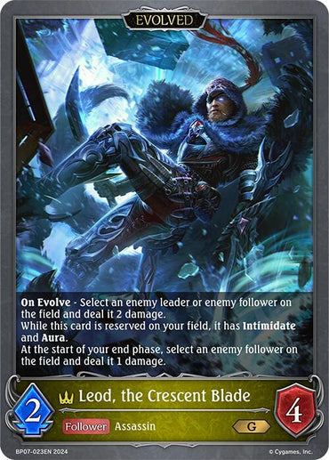 Leod, the Crescent Blade (Evolved) (BP07-023EN) [Verdant Steel]