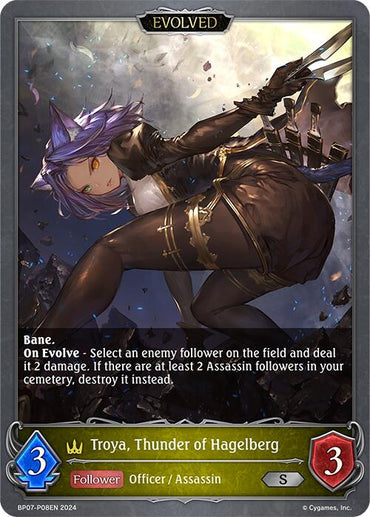 Troya, Thunder of Hagelberg (Evolved) - P08EN (Foil) (BP07-P08EN) [Verdant Steel]