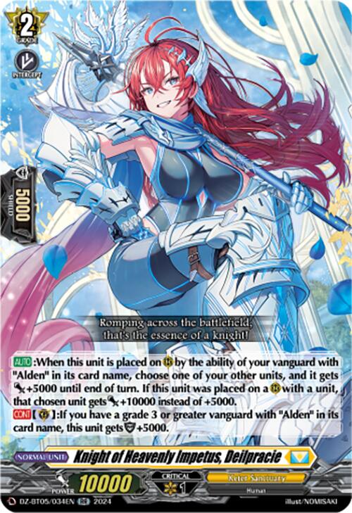 Knight of Heavenly Impetus, Deilpracie (DZ-BT05/034EN) [Omniscient Awakening]