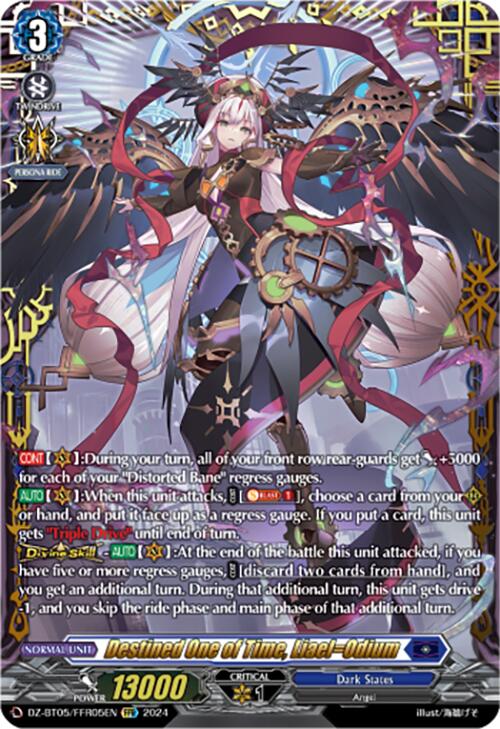Destined One of Time, Liael=Odium (DZ-BT05/FFR05EN) [Omniscient Awakening]