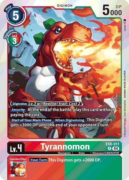 Tyrannomon [EX8-011] [Chain of Liberation]