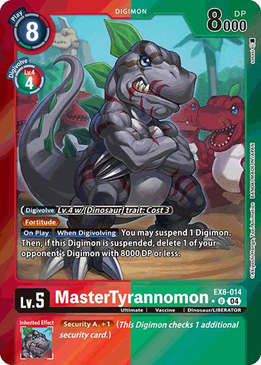 MasterTyrannomon [EX8-014] (Limited Foil) [Chain of Liberation]