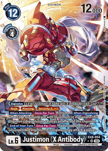 Justimon (X Antibody) [EX8-054] (Alternate Art) [Chain of Liberation]