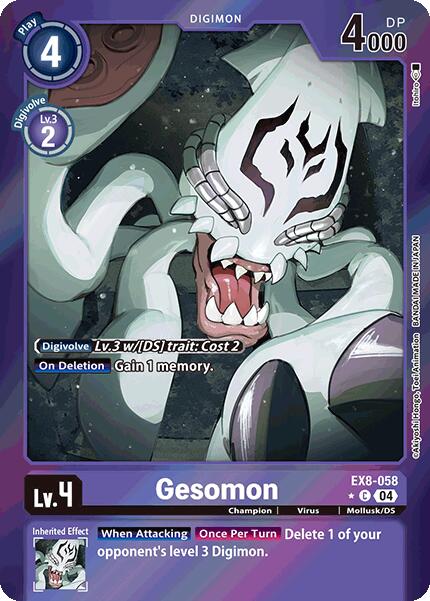 Gesomon [EX8-058] (Limited Foil) [Chain of Liberation]