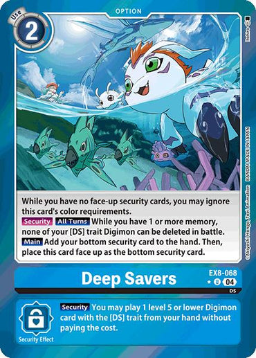 Deep Savers [EX8-068] (Limited Foil) [Chain of Liberation]