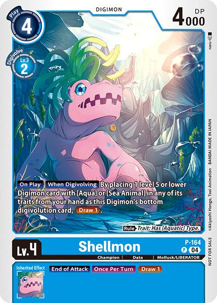 Shellmon [P-164] (Store Tournament 2025 Vo.1 Participation Pack) [Promotional Cards]