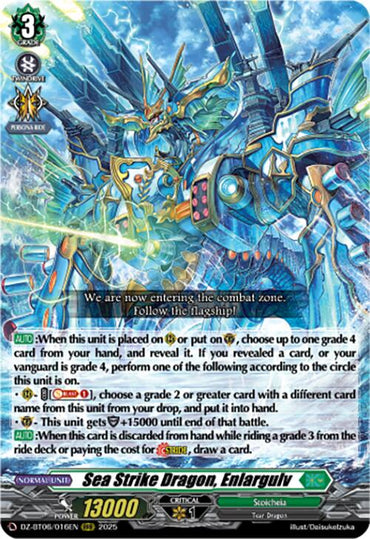 Sea Strike Dragon, Enlargulv (DZ-BT06/016EN) [Generation Dragenesis]