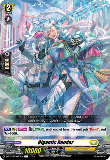 Gigantic Render (DZ-BT06/093EN) [Generation Dragenesis]