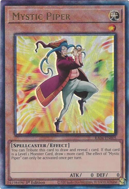 Mystic Piper [RA04-EN005] Prismatic Ultimate Rare