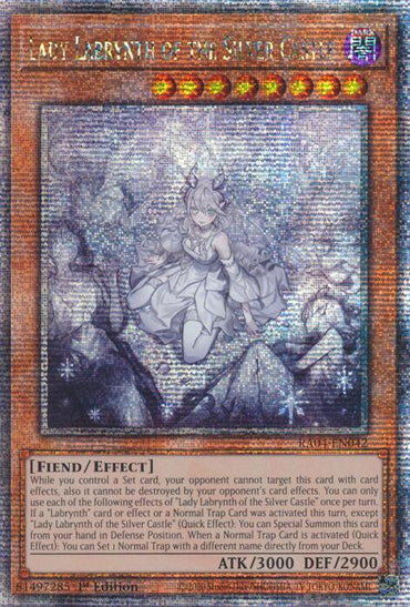 Lady Labrynth of the Silver Castle (New Art) [RA04-EN042] Quarter Century Secret Rare