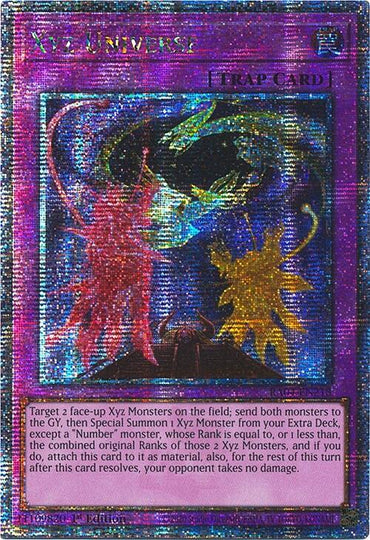 Xyz Universe [RA04-EN218] Quarter Century Secret Rare