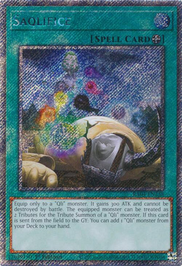 Saqlifice [RA04-EN238] Platinum Secret Rare
