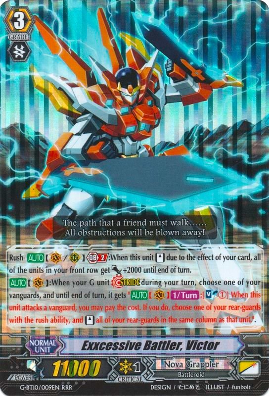 Exxcessive Battler, Victor (G-BT10/009EN) [Raging Clash of the Blade Fangs]