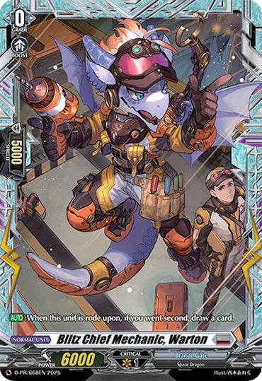 Blitz Chief Mechanic, Warton (D-PR/668EN) [D Promo Cards]