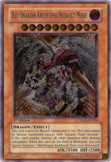 Red Dragon Archfiend/Assault Mode [CRMS-EN004] Ultimate Rare