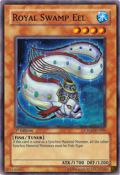 Royal Swamp Eel [CRMS-EN086] Super Rare