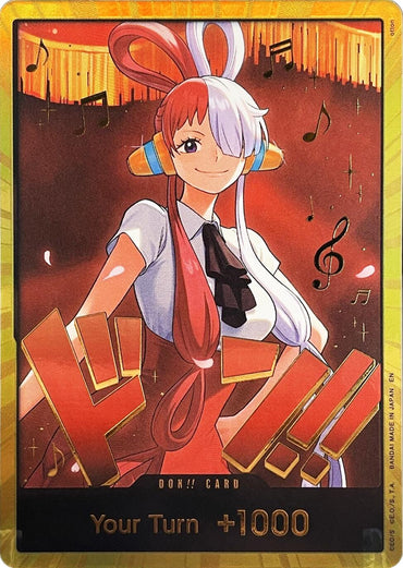 DON!! Card (Uta) (Gold) [Extra Booster: One Piece Heroines Edition]