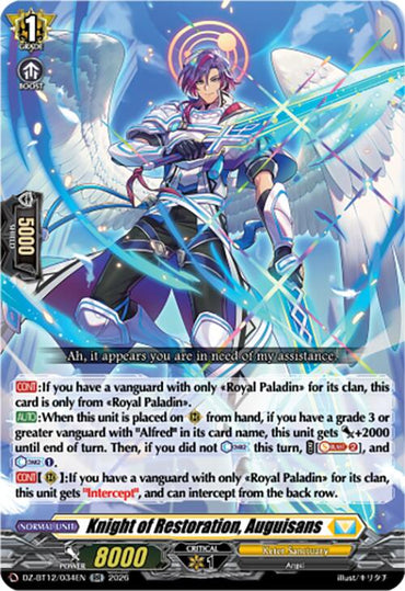 Knight of Restoration, Auguisans (DZ-BT12/034EN) [Chasm of Lost Souls]
