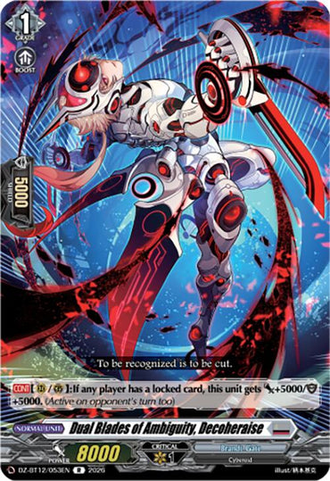Dual Blades of Ambiguity, Decoheraise (DZ-BT12/053EN) [Chasm of Lost Souls]