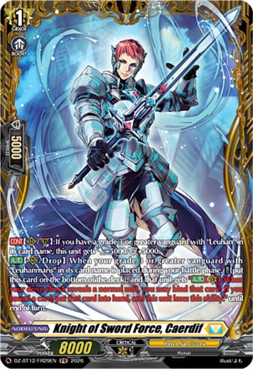 Knight of Sword Force, Caerdif (DZ-BT12/FR29EN) [Chasm of Lost Souls]