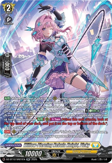 Willow-Piercing Nebula Knight, Picky (DZ-BT12/SR27EN) [Chasm of Lost Souls]