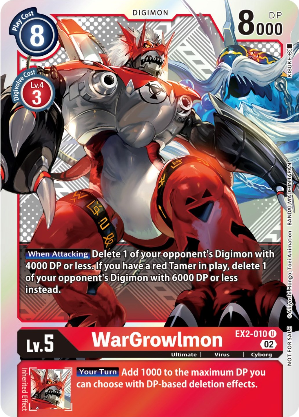 WarGrowlmon [EX2-010] (Xros Encounter Pre-Release) [Digital Hazard Promos]