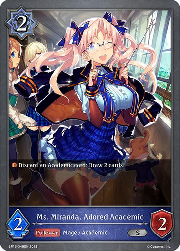 Ms. Miranda, Adored Academic (BP16-049EN) [New World Genesis]