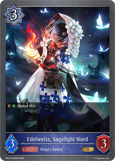 Edelweiss, Sagelight Ward - P09 (Foil) (BP16-P09EN) [New World Genesis]