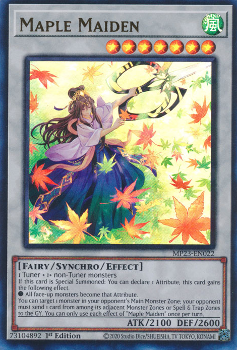 Maple Maiden [MP23-EN022] Ultra Rare