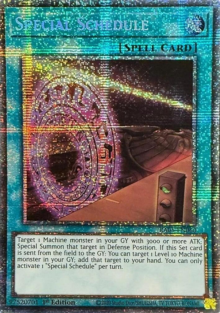 Special Schedule (Starlight Rare) [RA05-EN060] Starlight Rare
