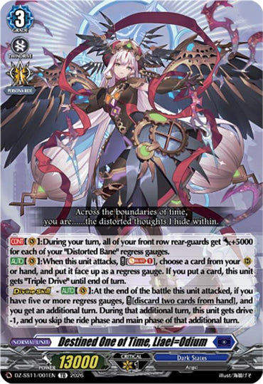 Destined One of Time, Liael=Odium (DZ-SS11/001EN) [Master Deckset -Hikari Myodo-]